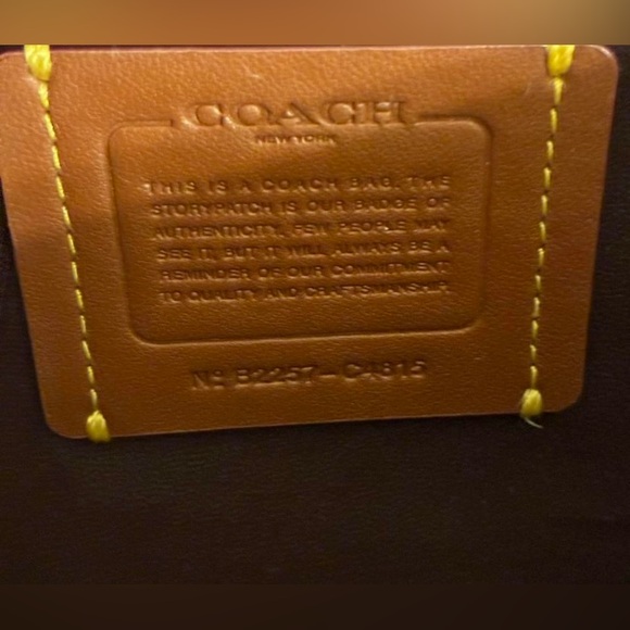 Coach Hayden Leather Crossbody Bag, Black, Classic Style - Picture 3 of 4